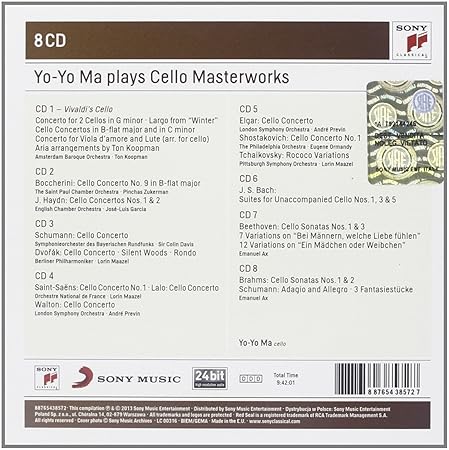 Yo Yo Ma Plays Concertos Sonatas And Suites Yo Yo Ma Yo Yo Ma Amazon Es Cds Y Vinilos