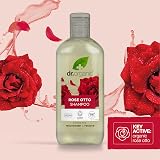 Dr Organic Rose Otto Shampoo Restoring 265ml COSMOS Organic Vegan Cruelty Free view 5