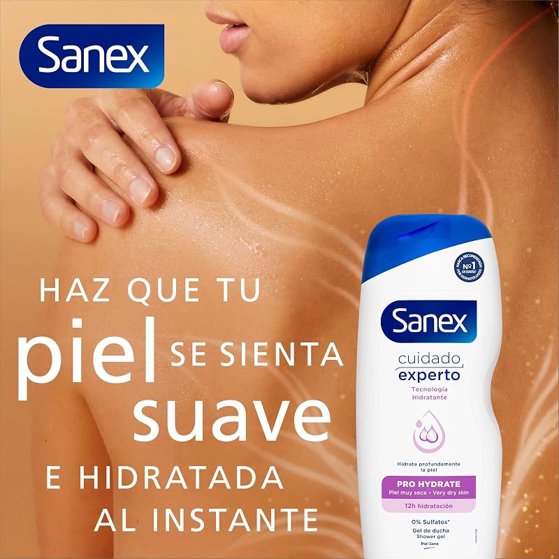 Cuidado Experto Pro Hydrate, Gel de Ducha, Pack 4x600ml