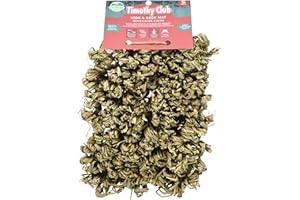 Oxbow Timothy Hay Hide & Seek Mat, Small – Rabbit & Guinea Pig Toys for Chewing & Relaxation, Enrichment for Bunny, Hamster, 