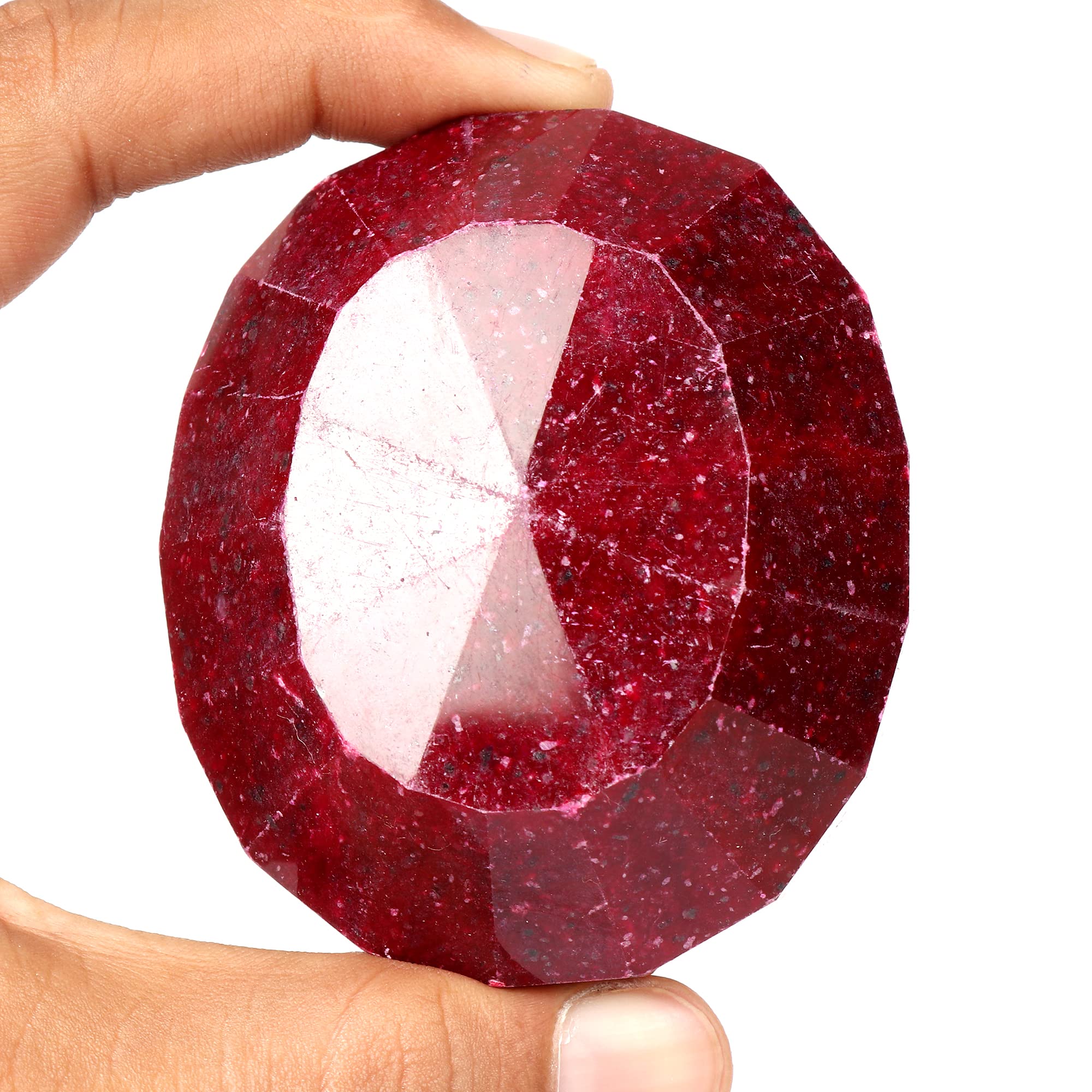 GEMHUB Natural Red Ruby 2028.5 Ct Oval SI1 Clarity Huge Grade Ruby, Collectible Gemstone