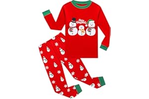 Family Feeling Kids & Toddler Girls Boys Pajamas 2 Piece Pjs Set 100% Cotton Sleepwear