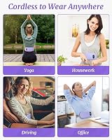BouZaFoFa Heat Pad for Period Pain Relief, 6 Modes, 3000mAh USB Belt view 3