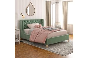 Little Seeds Monarch Hill Ambrosia Teal Full Size Upholstered Bed,
