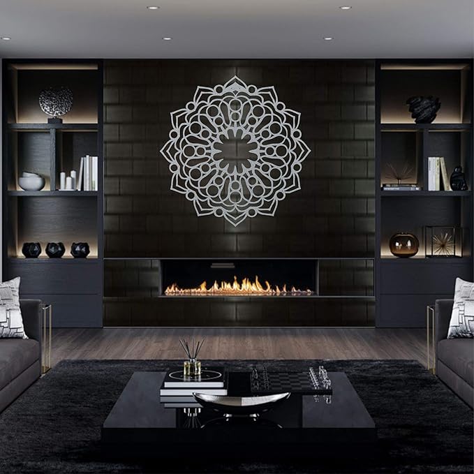 Dekadron Metal Wall Art, Metal Mandala Wall Art, Metal Wall Decor