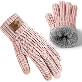 Copcape Winter Gloves for Men Women, Mens Gloves for Cold Weather Warm Thermal Fleece Lined Touchscreen Fingers for Outdoor