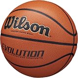 Wilson Evolution Indoor Basketball Size 7 Brown Men's EMEA view 2