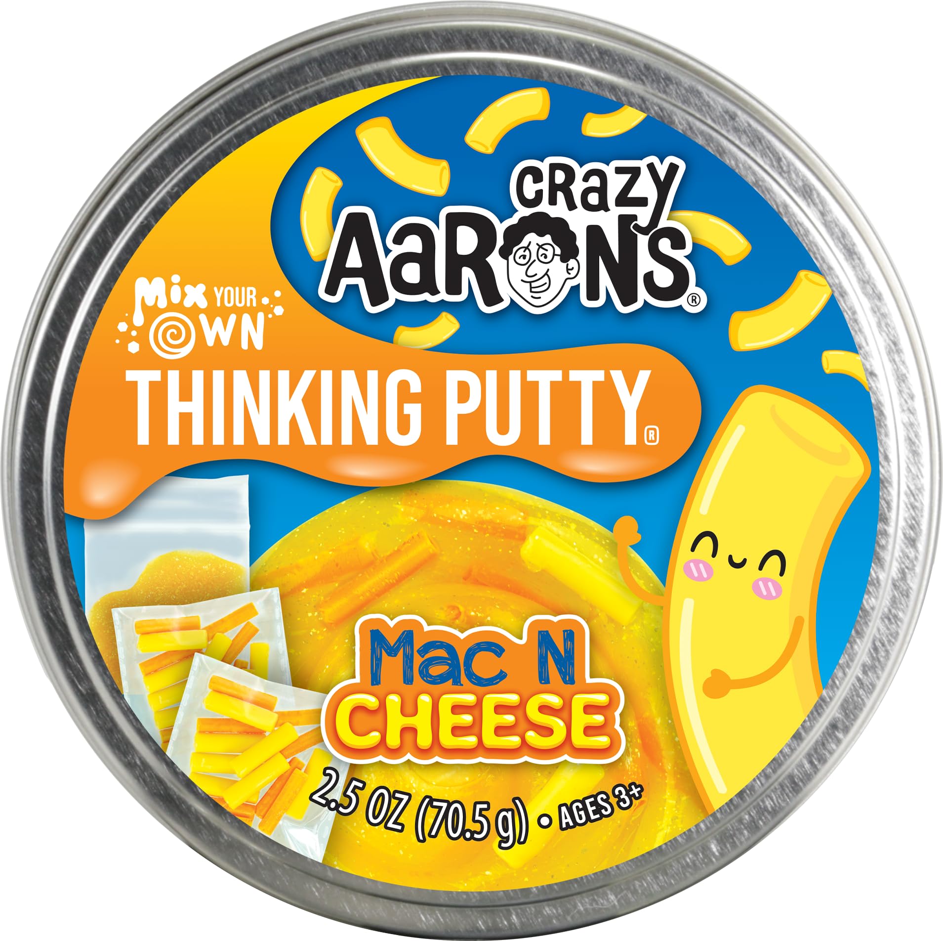 Crazy Aaron'sยฎ Mix Your Own Mac & Cheese Thinking Puttyยฎ