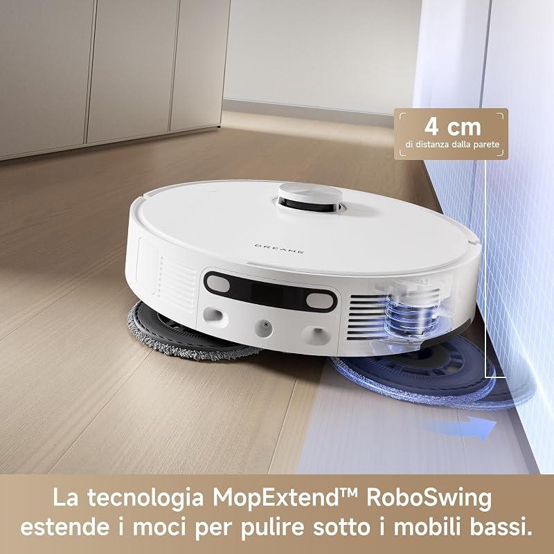 L10s Ultra Gen 2 Robot Aspirapolvere, Aspirazione 10.000 Pa
