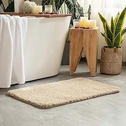 MIULEE Non Slip Bathroom Rug Bath Mats for