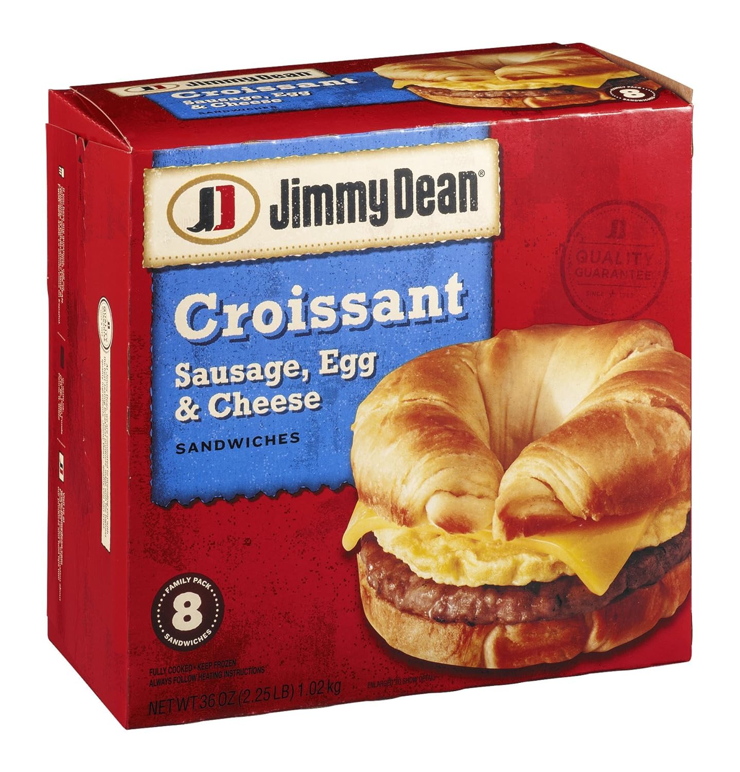Jimmy Dean, Sausage Egg Cheese Croissant, 36oz.