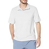 Vince Men's Terry Johnny Collar Polo
