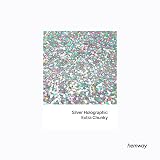 Hemway Holographic Silver Glitter Shaker 130g Extra Chunky 1/24" Flake view 2