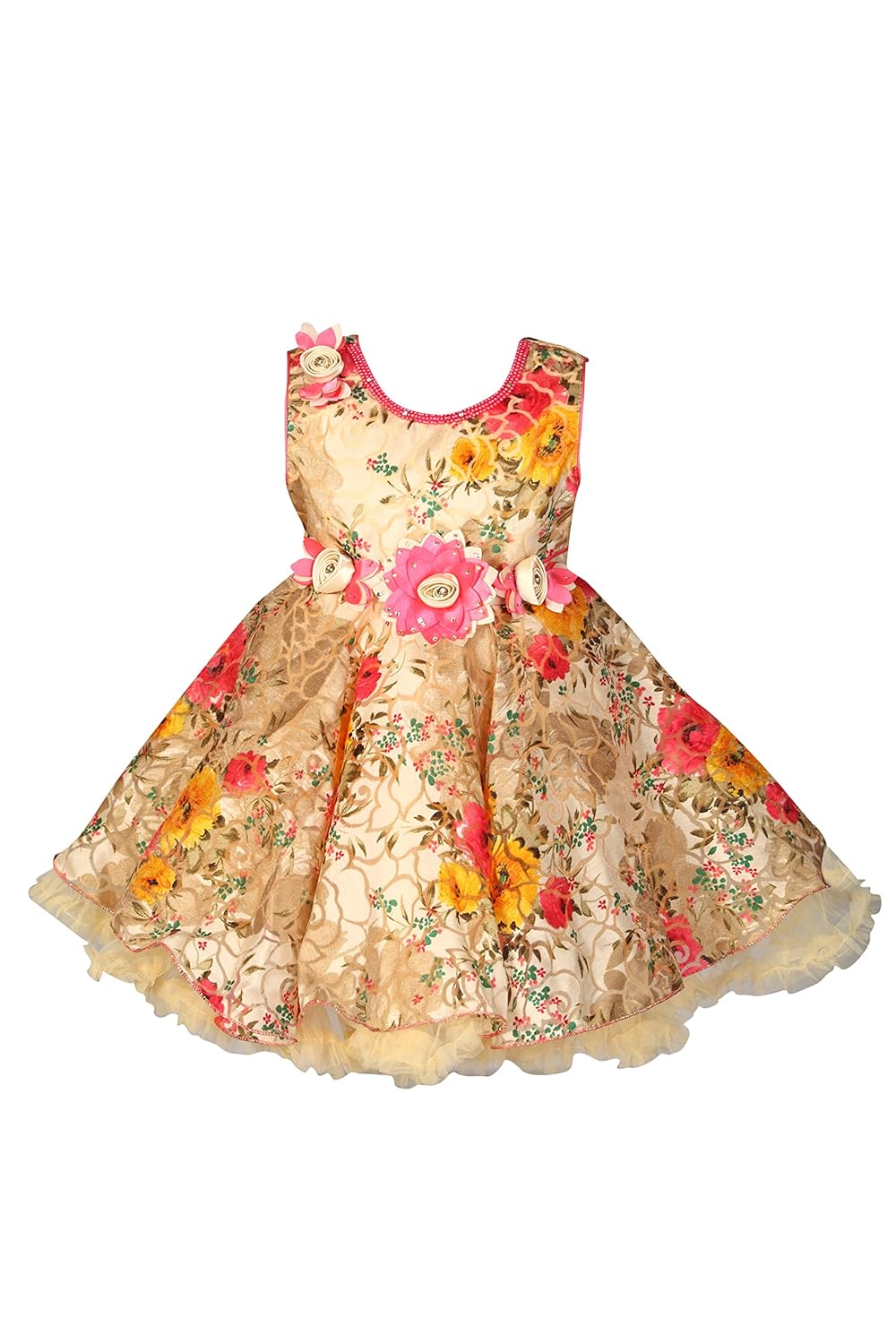 synthetic long frocks
