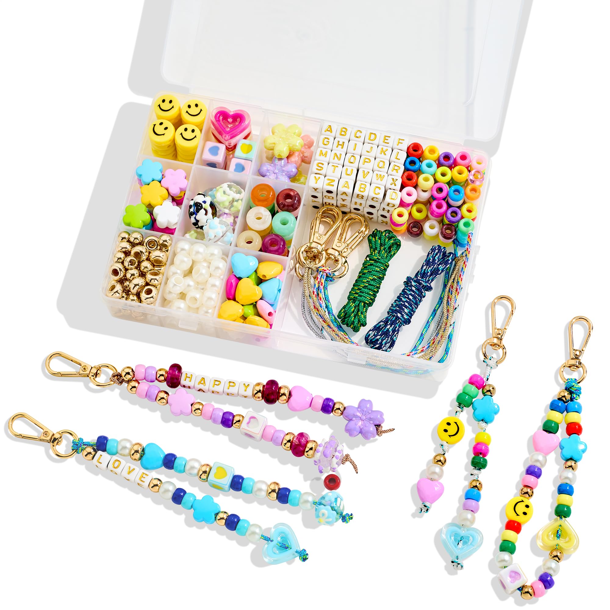 Photo 1 of RepaTime DIY Bag Charm Bead Kit ?Keychain Making Kit ?Jewelry Making Kit?Great for a Girls Christmas Gift,Party,Family Activity?Key Chain Charm?Supplies Crafts for All Ages