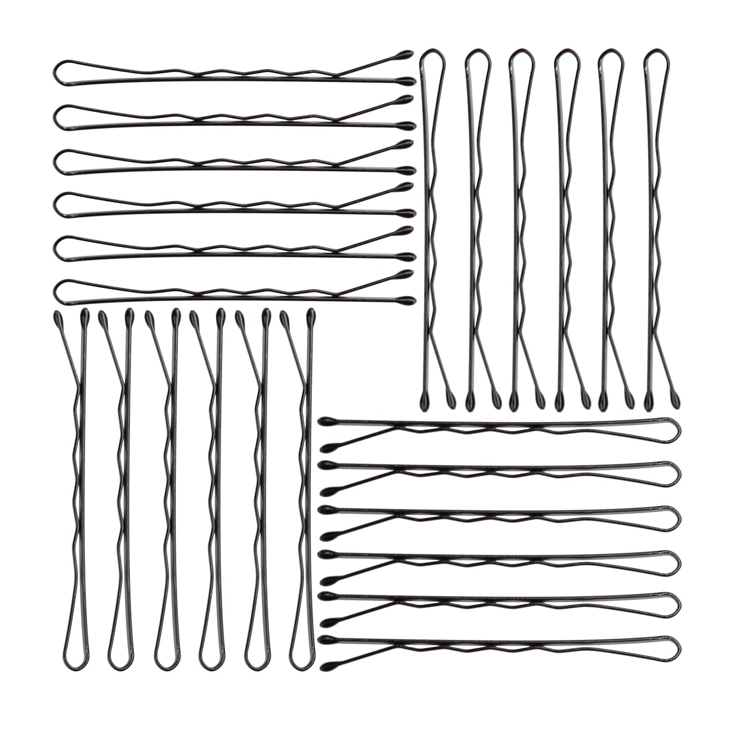 Goody Women's Hair Ouchless Bobby Pin, Crimped Brown, 2 Inches, 48 Count : Hair Pins : Beauty