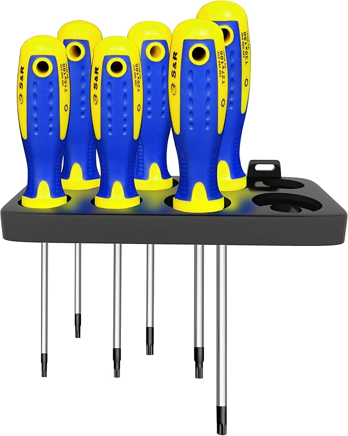S&R Set 6 Cacciaviti Torx / Giravite a Stella Torx di Alta Qualità Amazon.it Fai da te