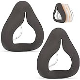 2 Packs Improved Cushion for Airfit F20 & Airtouch F20 Medium, 3in1 Hybrid Design with Silicone, Sponge and Velvet Fabric, Soft & Warm, Reliable Seal & Perfect Fit for Orignal F20 Full Face CPAP Mask