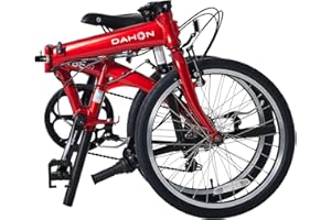 Dahon VYBE D7 Folding Bike, Lightweight Aluminum Frame; 7-Speed Shimano Gears; 20” Foldable Bicycle for Adults