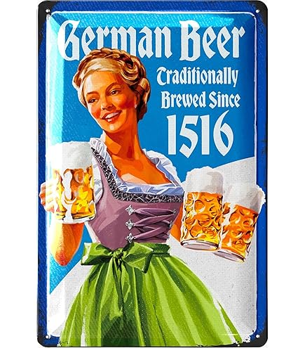 Amazon.com: ERLOOD Lowenbrau Beer Retro Vintage Home Decor Wall