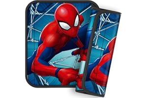 Akkya 2 Pack Seat Belt Cover Pad, Spider Seatbelt Cushion Car Seat Strap Pads for Kids Cute Carseat Stroller Shoulder Strap Protector Accessories(Cool)