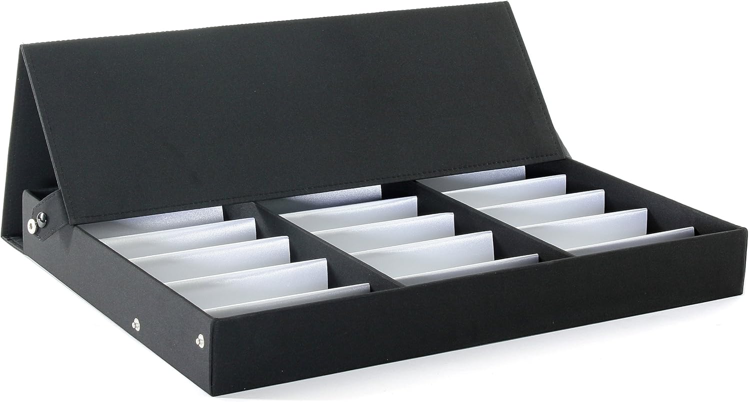 ProSource 18 Piece Sunglass Eyewear Eye Wear Display Tray Case Stand. Also Great for Watches and Jewelry: Sports & Outdoors