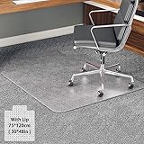 Office-Chair-Mat, YOUKADA Chair Mat for Carpet, BPA and Phthalate Free, 75 x 120 cm/30 x 48 inch