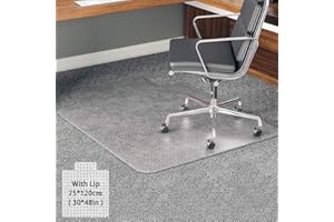 Office-Chair-Mat, YOUKADA Chair Mat for Carpet, BPA and Phthalate Free, 75 x 120 cm/30 x 48 inch