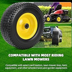 AR-PRO (2-Pack) 13x5.00-6 Flat Free Tire and Wheel