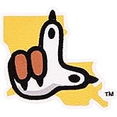 Desert Cactus LSU Patch – Embroidered Iron On/Sew On Applique for Blazers, Jackets, Backpacks, Bags, Hats & Tactical Gear – LSU Tigers (Patch - Design H)