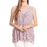 Sakkas Bohemian Summer Sleeveless Blouse