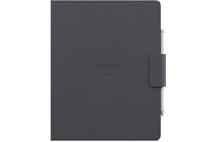 Introducing All-New Amazon Kindle Scribe Executive Folio Cover with Magnetic Attach, Sleek Protective Case - Premium Leather