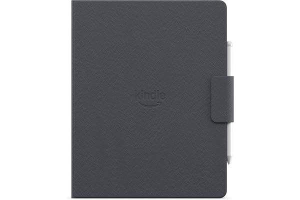 Introducing Amazon Kindle Scribe Executive Folio Cover with Magnetic Attach, Sleek Protective Case - Premium Leather