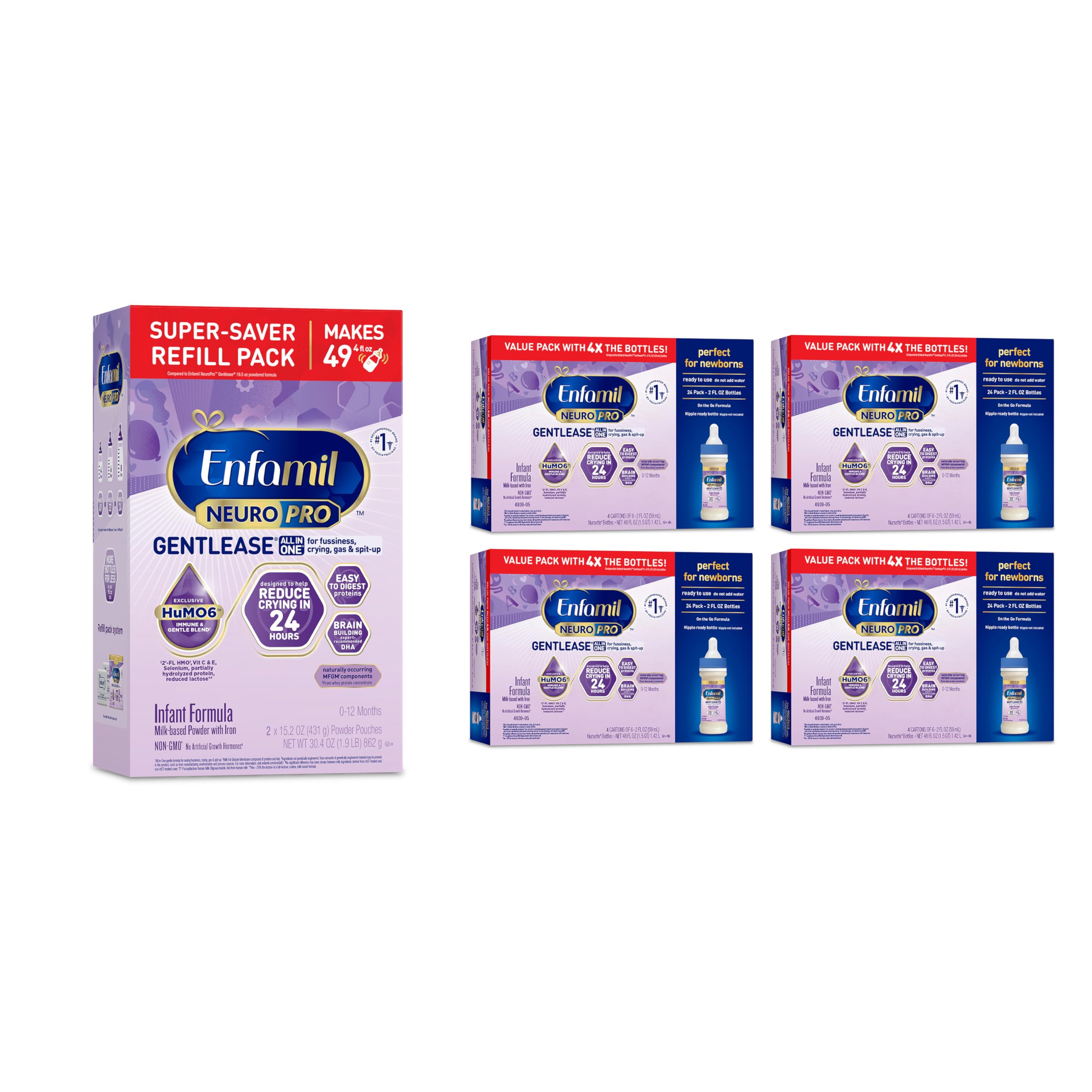 Enfamil NeuroPro Gentlease Baby Formula, Brain Building DHA