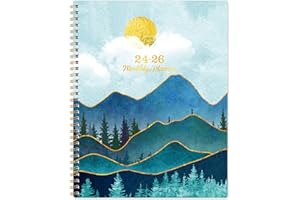 VONDAFE 2024-2026 Monthly Planner - JUL. 2024 - JUN. 2026, Monthly Planner 2024-2026, 9" × 11", 2-Year Monthly Planner with Flexible Cover, Perfect for Life Organizing