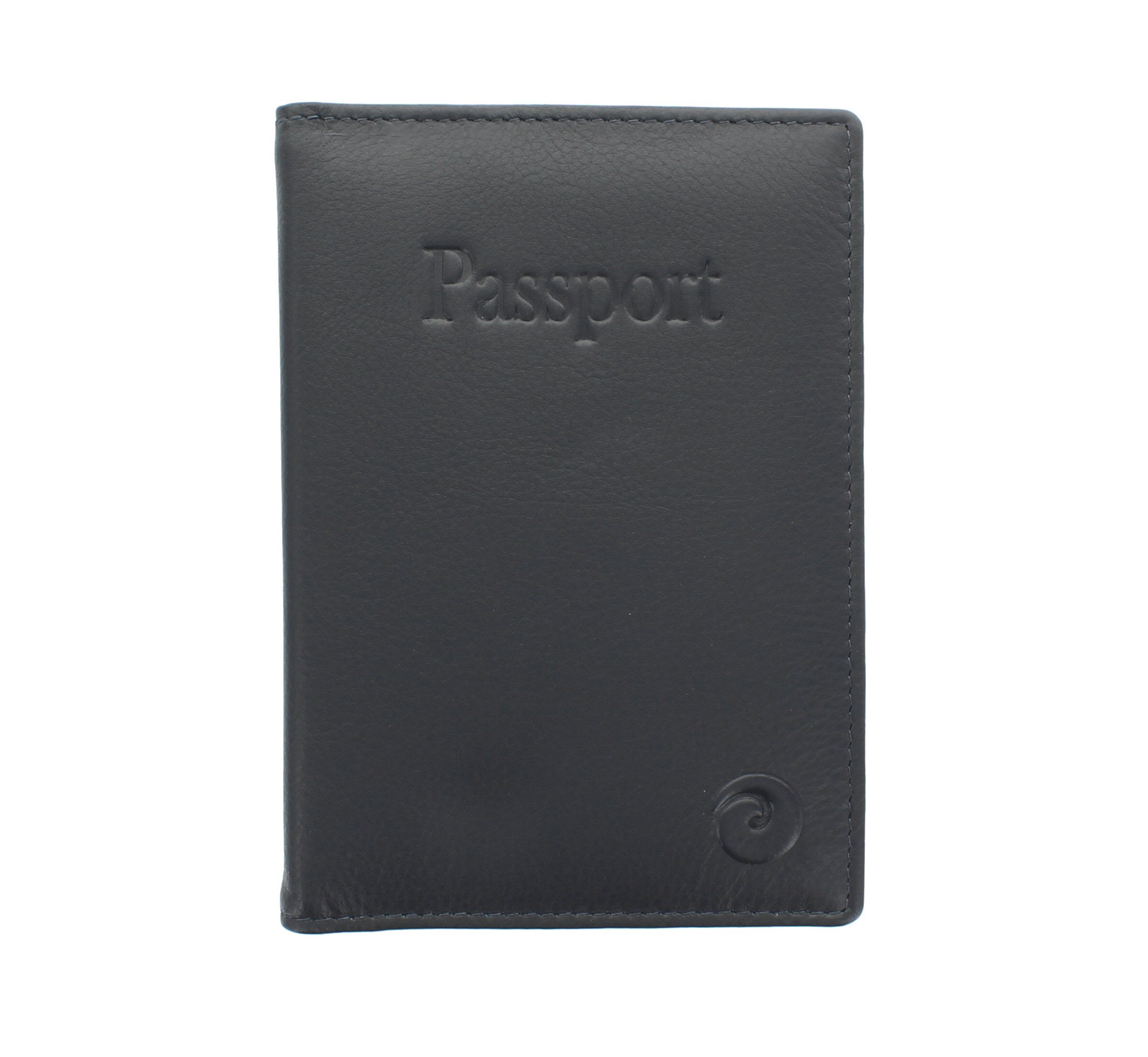 Mala Leather Origin Collection Passport Holder with RFID Protection 214_5 Navy