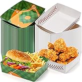 Umigy 100 Pack Baseball Plates Bulk Baseball Nacho Boats 5 lb Trays Large Birthday Plates Paper Food Boats Disposable Bowls Serving Tray Party Decorations Supplies Favors