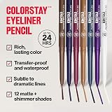 Revlon Colorstay Eyeliner Pencil Black 201 – 0.01oz Long-Lasting view 3