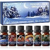 Winter Essential Oils Gifts Set 6 Pack Oil of Winter Essential Oil for Home and Car Care Candle and Soap Making 10ML for Friends and Parents Christmas