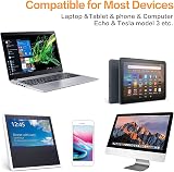 imluckies 2 Pack Metal Webcam Cover for Laptop MacBook iPad Tablet iPhone White view 4