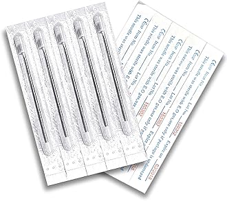 BodyJ4YouBodyJ4You 10PC Piercing Needles Surgical Steel 13G Ear Nose Belly Tongue Nipple Eyebrow Labret