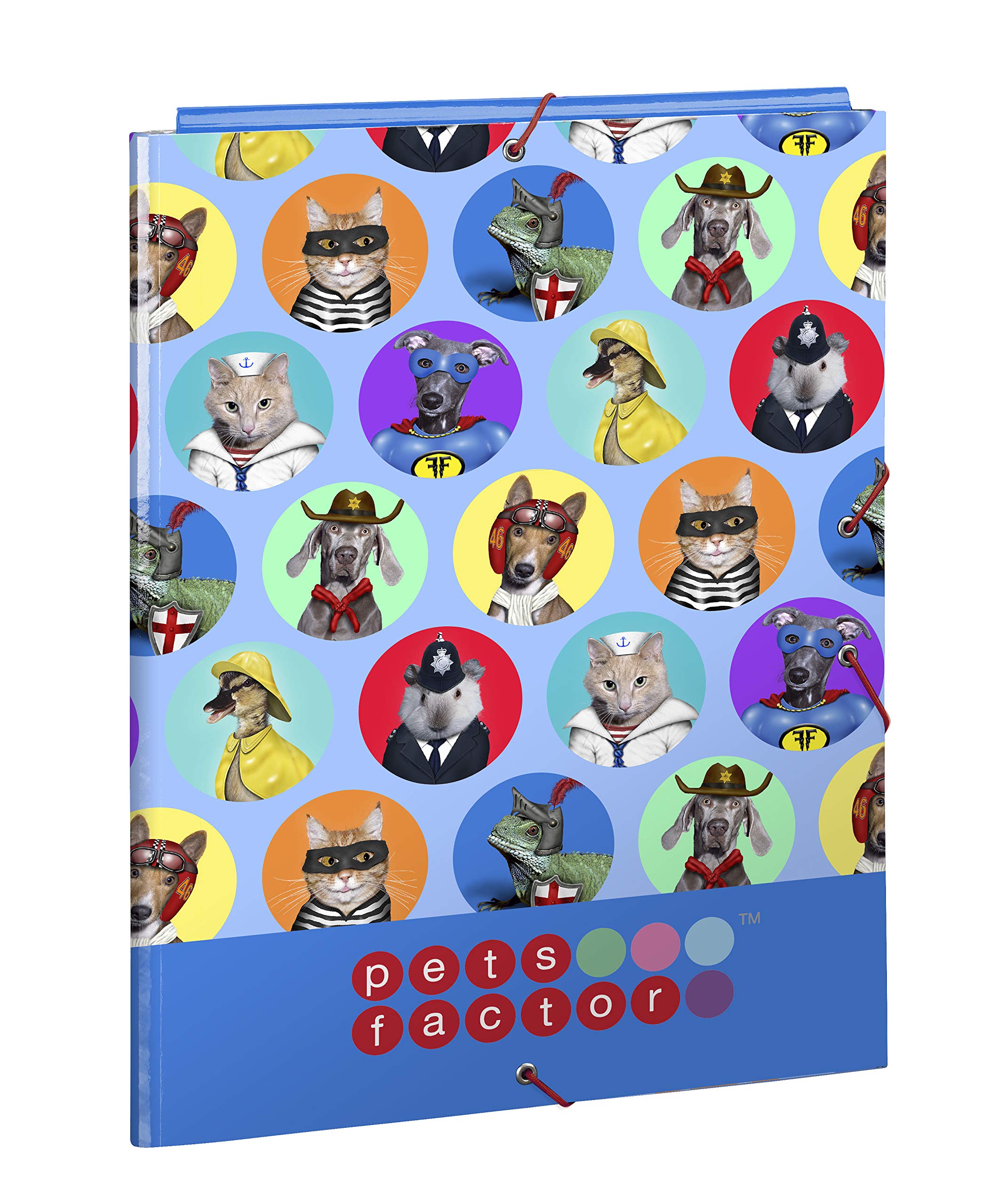 Pets Factor Official Folio Folder with 3 Flaps, 260 x 365 mm