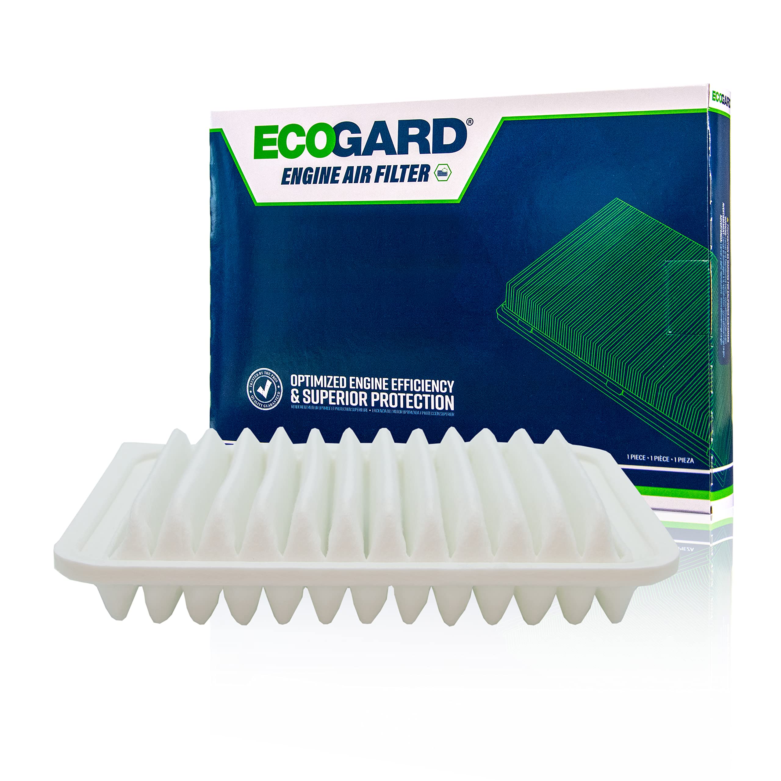 Photo 1 of ECOGARD XA5655 Premium Engine Air Filter Fits 2009-2019 Toyota Corolla, 2006-2019 Yaris, 2009-2014 Matrix, 2008-2014 Scion xD, 2017-2018 Toyota Corolla iM, 2016-2018 Yaris R