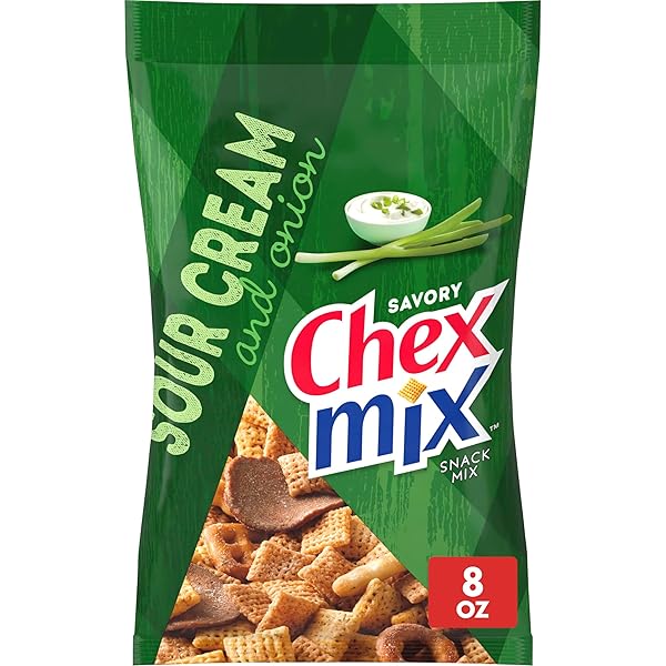 CHEX MIX SNACK MIX, SOUR CREAM AND ONION,...