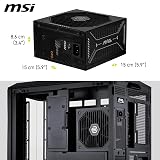 MSI MAG A850GLS 850W PCIe 5.1 ATX 3.1 Gold PSU Native 12V-2x6 view 6
