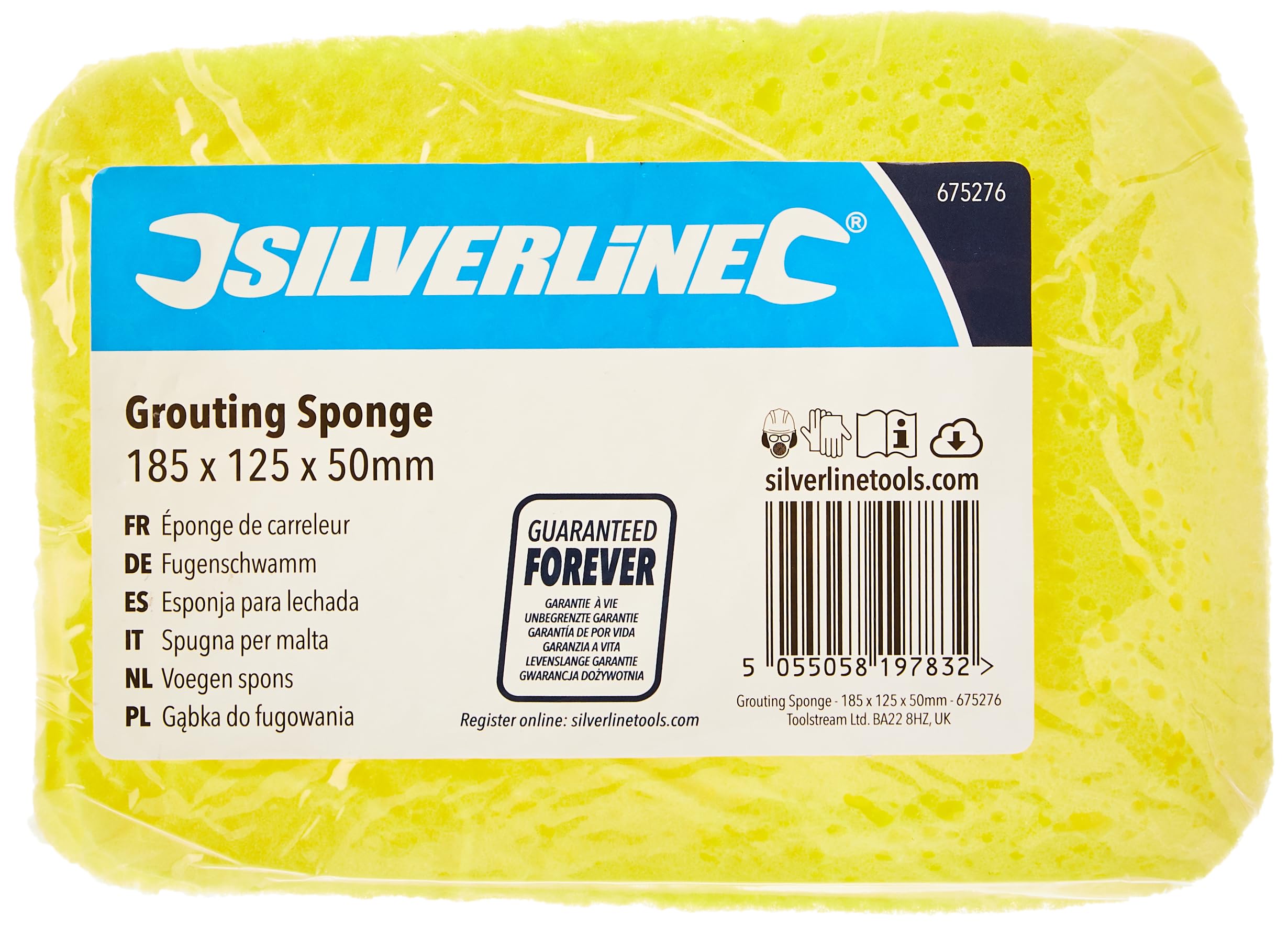 Silverline Grouting Sponge 185 x 125 x 50mm (675276)
