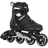 Nattork Adult Inline Skates for Men Women, Fitness Blades Roller with Aluminum Frame, PU Wheels and Breathable Mesh