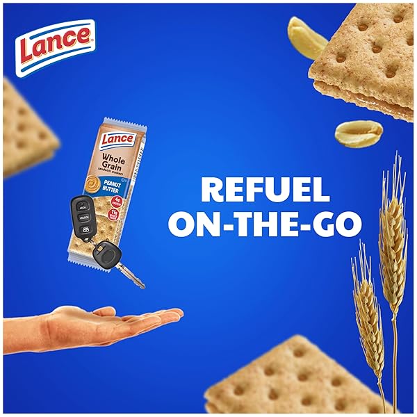 LANCE BAKED WITH WHOLE GRAIN PEANUT BUTTER, 10 COUNT 1.52 OZ