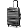 Samsonite Omni 2 Hardside Expandable Luggage with Spinner Wheels, 16X14X9 CARRY-ON SPINNER, SOLID CHARCOAL