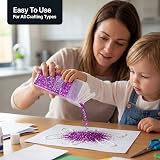 Hemway Purple Holographic Glitter Shaker Extra Chunky 130g for Resin Craft view 3